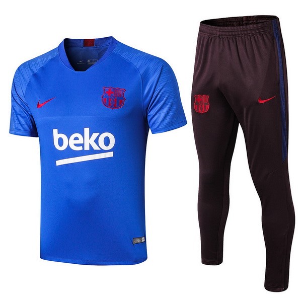 Entrainement Barcelone Ensemble Complet 2019-20 Bleu Marron